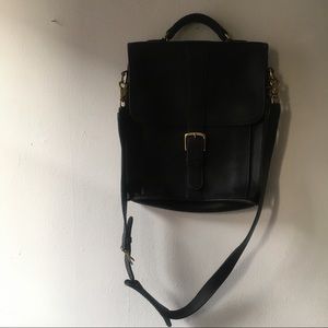 Vintage Leather Coach Messenger Bag